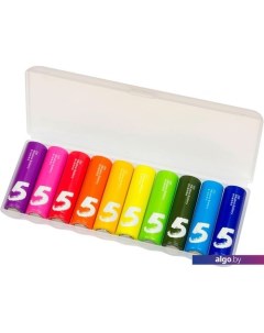 Батарейка ZI5 Rainbow AA 10 шт. AA501 Colors Zmi