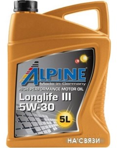 Моторное масло Longlife III 5W-30 5л Alpine