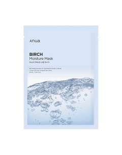 Увлажняющая тканевая маска с экстрактом березового сока BIRCH MOISTURE SHEET MASK 1.0 Anua