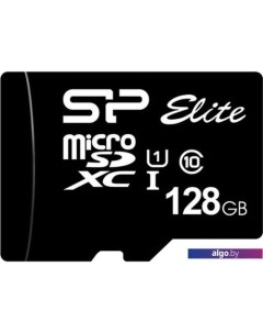 Карта памяти Elite microSDXC SP128GBSTXBU1V10 128GB Silicon power