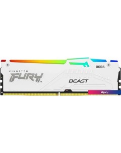 Оперативная память FURY Beast RGB 16ГБ DDR5 5200 МГц KF552C40BWA-16 Kingston