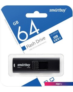 USB Flash Fashion 64GB (черный) Smartbuy