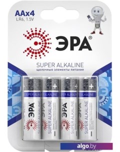 Батарейки Super Alkaline AA 4 шт. Эра