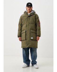 Пуховик и брелок Alpha industries