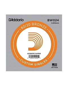 Струна для акустической гитары D'addario