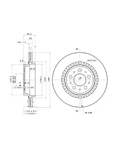 Тормозной диск Brembo