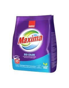 Стиральный порошок Maxima Bio Color концентрированный Sano