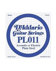 Струна для акустической гитары D'addario