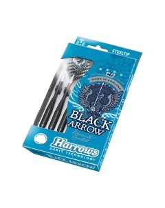 Набор дротиков для дартса Steeltip Black Arrows / 842HRED10623 Harrows