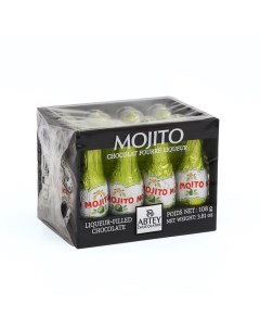 Шоколад фигурный новогодний MOJITO, со вкусом алкогольного мохито, 9 г х 12 шт Abtey