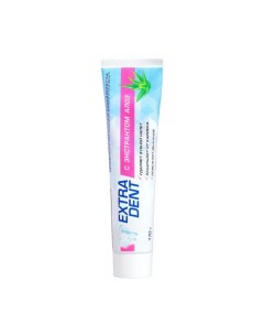 Зубная паста Aloe extra dent, туба, без пенала, 170 гр Мыловаренная компания