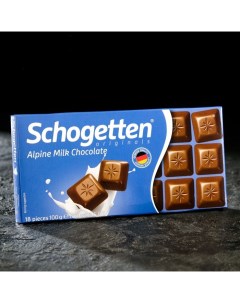 Шоколад Alpine Milk Chocolate, 100 г Schogetten