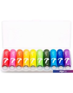 Батарейка ZI7 Rainbow AAA 10 шт. AA701 Colors Zmi