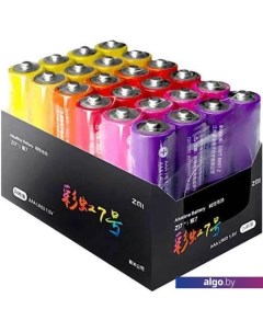 Батарейка ZI5 Rainbow AA 24 шт. AA524 Colors Zmi