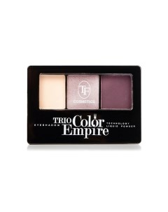 Тени для век Трехцветные компактные Trio Empire Color Eyeshadow Tf