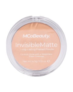 Пудра для лица матовая пресованная Invisible Matte Long Lasting Pressed Powder Mcobeauty