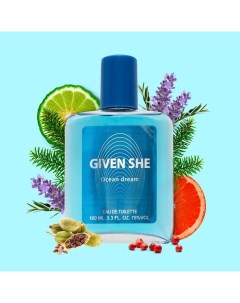 Туалетная вода для мужчин Given she Ocean dream, по мотивам Givenchy blue label, 100 мл Абар