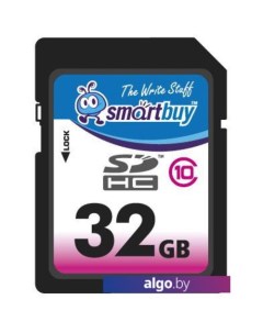 Карта памяти Smart Buy SDHC (Class 10) 32Gb (SB32GBSDHCCL10) Smartbuy