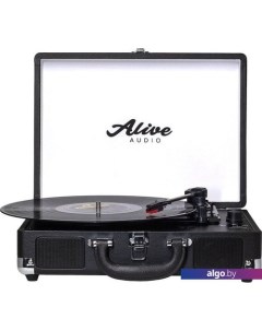 Виниловый проигрыватель Glam Noir Alive audio