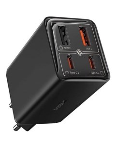 Сетевое зарядное GaN6 Pro Fast Charger 2C+2U 65W P10162701113-00 (черный) Baseus