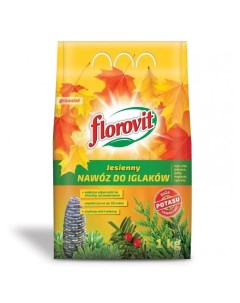 Удобрение осенний гранулированный для хвойных 1кг Florovit