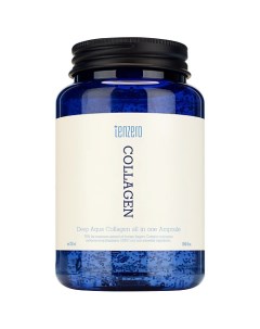 Сыворотка для лица глубоко увлажняющая с коллагеном Deep Aqua Collagen All In One Ampoule Tenzero