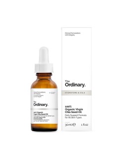 Масло чиа 100% Organic Virgin Chia Seed Oil, для кожи и волос 30.0 The ordinary