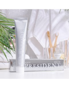 Зубная паста White, 100 RDA, 75 мл President