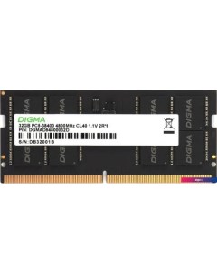 Оперативная память 16ГБ DDR5 SODIMM 4800 МГц DGMAS54800016S Digma