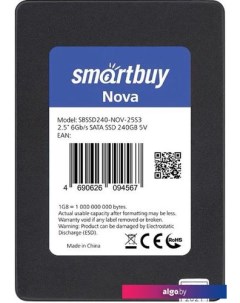 SSD Nova 240GB SBSSD240-NOV-25S3 Smartbuy