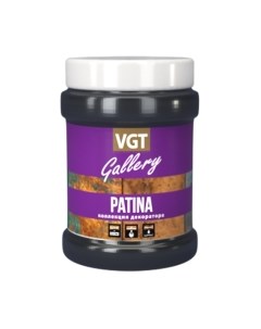 Защитно-декоративный состав Gallery Лессирующий. Эффект черчения Patina Vgt