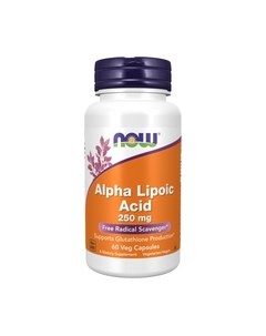 Жирные кислоты Alpha Lipoic Acid 250mg Now