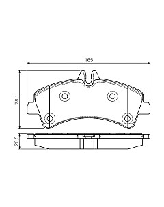 Тормозные колодки Bosch