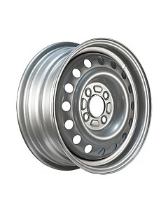 Штампованный диск 53A45V 14x5.5" 4x100мм DIA 56.1мм ET 45мм Silver Eurodisk