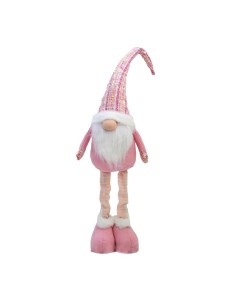 Фигура новогодняя Lovely Gnome (pink) 78см YQ-202266B Калядны час