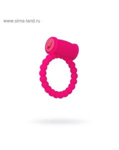 Эрекционное кольцо на пенис A-toys, силикон, цвет розовый, d=3,5 см Toyfa