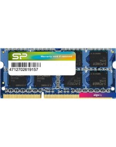 Оперативная память 8GB DDR3 SO-DIMM PC3-12800 (SP008GBSTU160N02) Silicon power