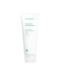 Гель для умывания против несовершенств с салициловой кислотой Calming acne, salicylic cleanser Face republic