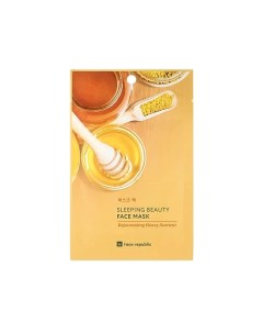 Маска для лица с медом против возрастных изменений Sleeping beauty face mask Face republic