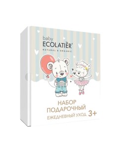 Подарочный набор Pure BABY 3+ (шампунь 2 в 1 + крем детский) Ecolatier