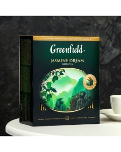 Чай зелёный Гринфилд Jasmine Dream green tea, 100 пакетиков*2 г Greenfield