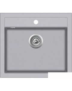 Кухонная мойка Quadro SQQ100W (alumetallic 202) Aquasanita