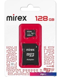 Карта памяти microSDXC 13613-AD3UH128 128GB (с адаптером) Mirex