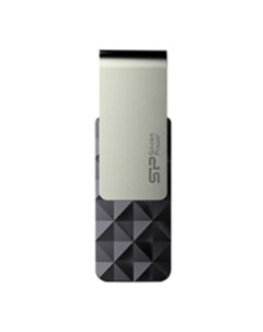 USB Flash Blaze B30 Black 16GB (SP016GBUF3B30V1K) Silicon power