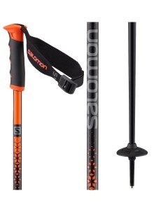 Палки горнолыжные 20-21 Arctic S3 Black/Orange Salomon