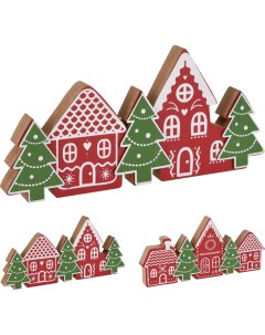 Украшение новогоднее Gingerbread houses 24х11см, МДФ, арт. DH8069370 No brand