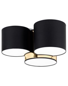 Светильник подвесной (A/CL) Mona Black/Gold 3х60Вт E27 3445 Tk lighting