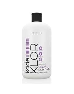 Шампунь для окрашенных (и обесцвеченных волос) Kode KLOR Shampoo Daily Care 500.0 Periche profesional