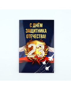 Открытка «С 23 Февраля!», самолёты, 12 х 18 см Дарите счастье