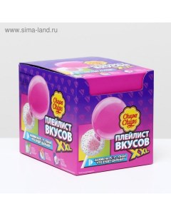 Карамель Chupa-Chups XXL с жевательной резинкой, плейлист вкусов, 29 г Chupa chups